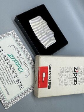 Vintage Zippo Greenskeeper Golf Divot Tool w/ Box – Engraved 1984